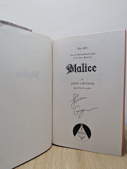 Malice; Valour; Ruin; Wrath: The Faithful and the Fallen book 1-4 (Signed Numbered Edition with sprayed edges)