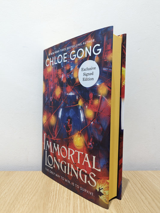 Immortal Longings (Flesh and False Gods 1) (Signed First Edition with sprayed edges)