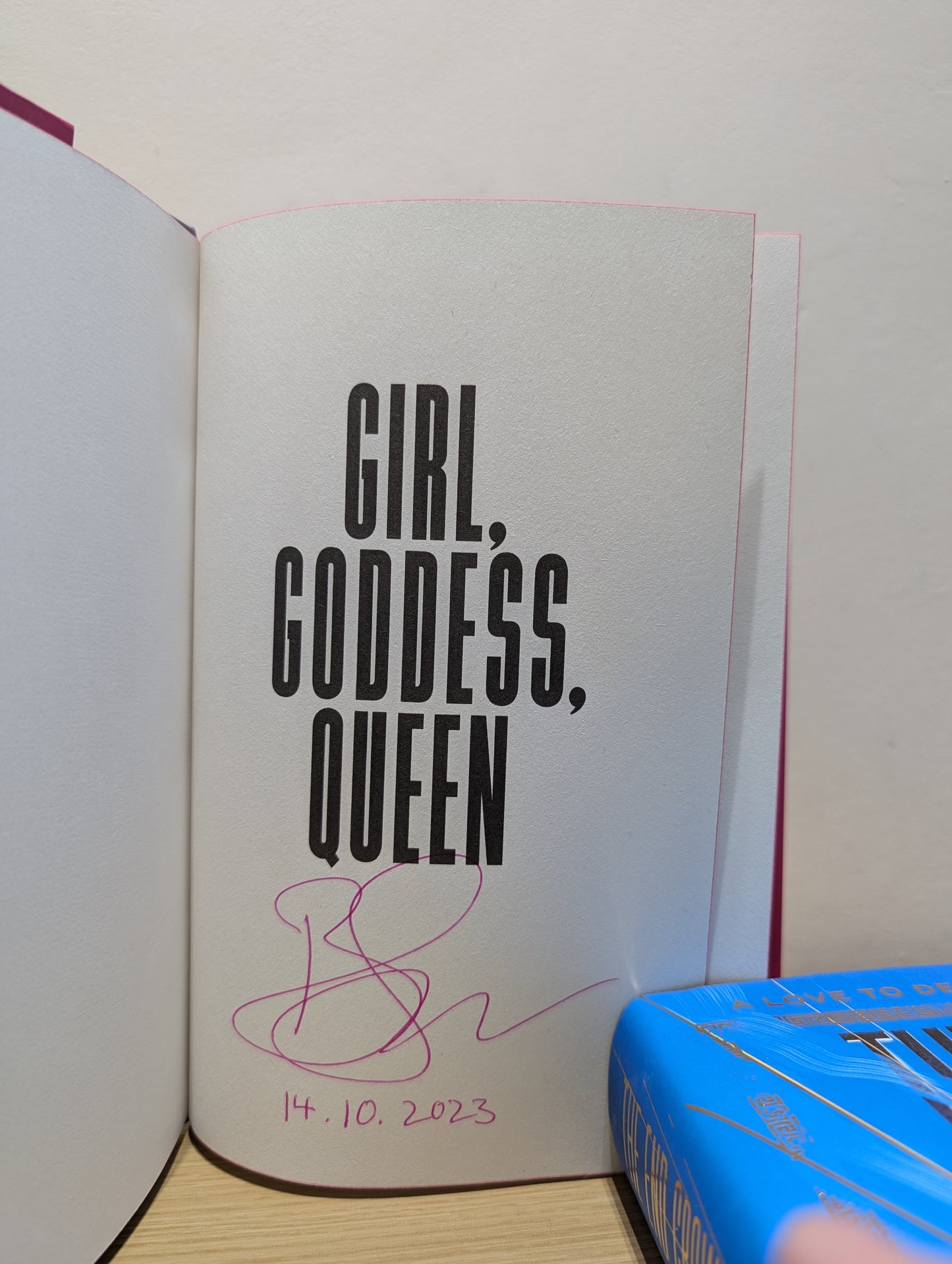 Girl, Goddess, Queen; The End Crowns All  (Signed First Edition Set with sprayed edges)