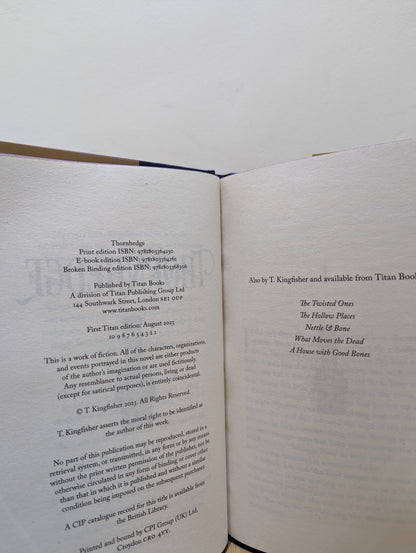 Thornhedge (Signed First Edition with sprayed edges)