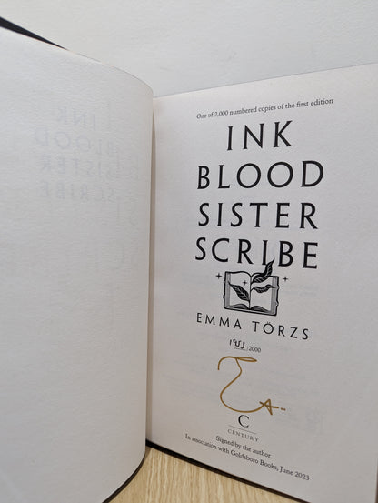 Ink Blood Sister Scribe (Signed Numbered First Edition with sprayed edges)