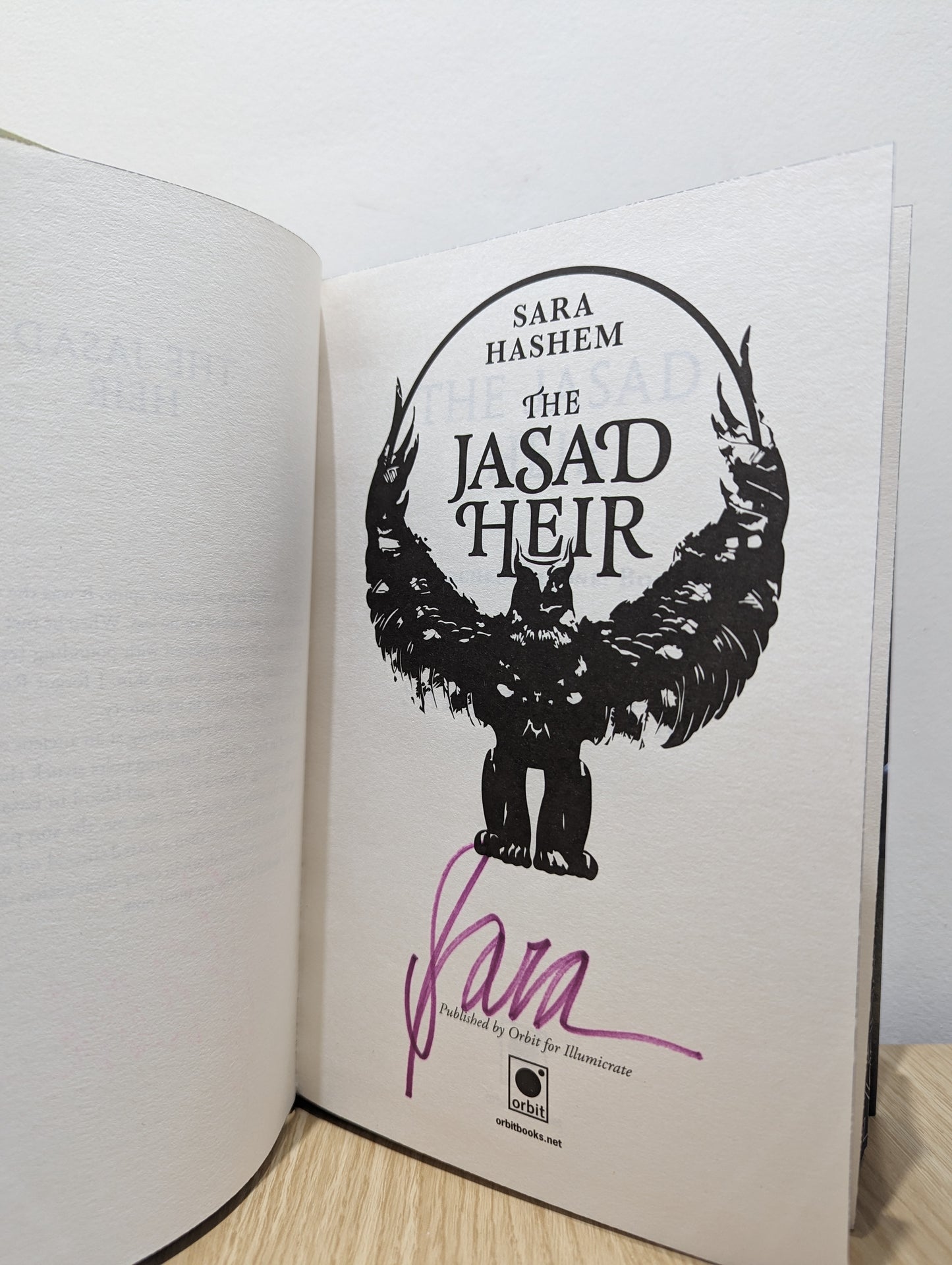 The Jasad Heir (Signed First Edition with sprayed edges)