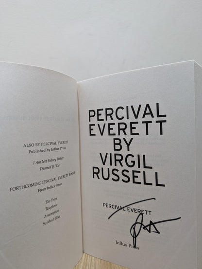 Percival Everett By Virgil Russell (Signed UK First Edition)