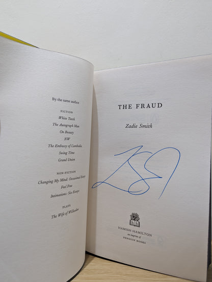 The Fraud (Signed First Edition with sprayed edges)