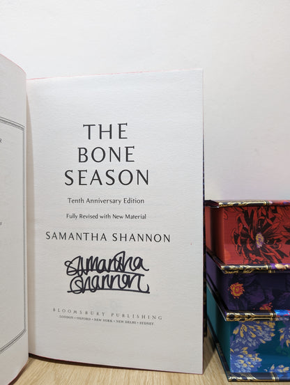 The Bone Season; The Mime Order; The Song Rising; The Mask Falling: The tenth anniversary special edition (Signed Set with sprayed edges)