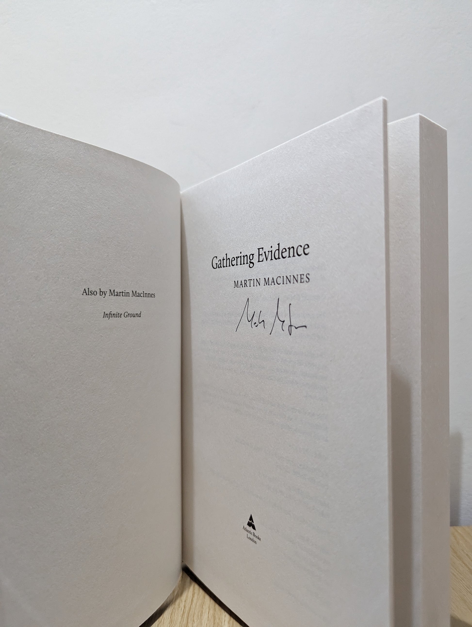 Gathering Evidence (Signed First Edition)