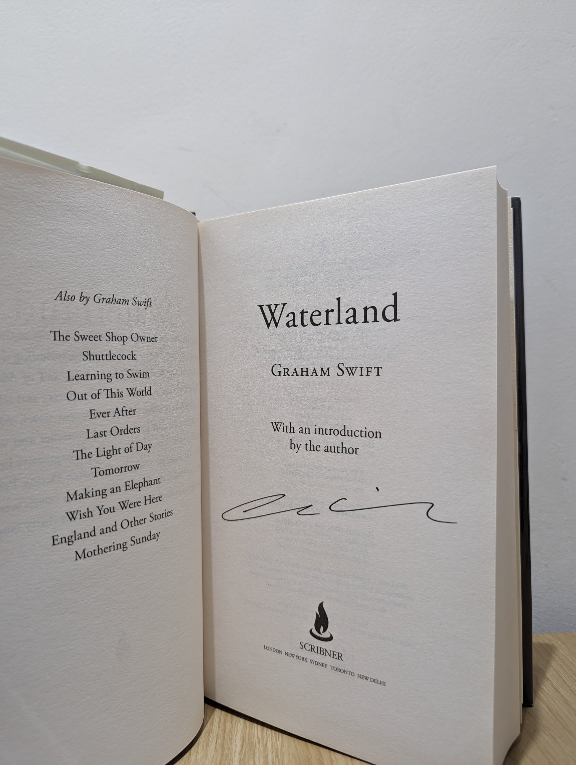 Waterland (Signed New Edition)