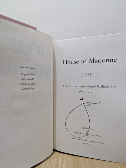 House of Marionne (Signed First Edition with sprayed edges)