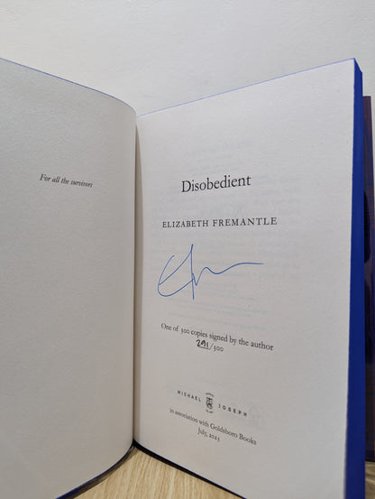 Disobedient (Signed First Edition with sprayed edges)