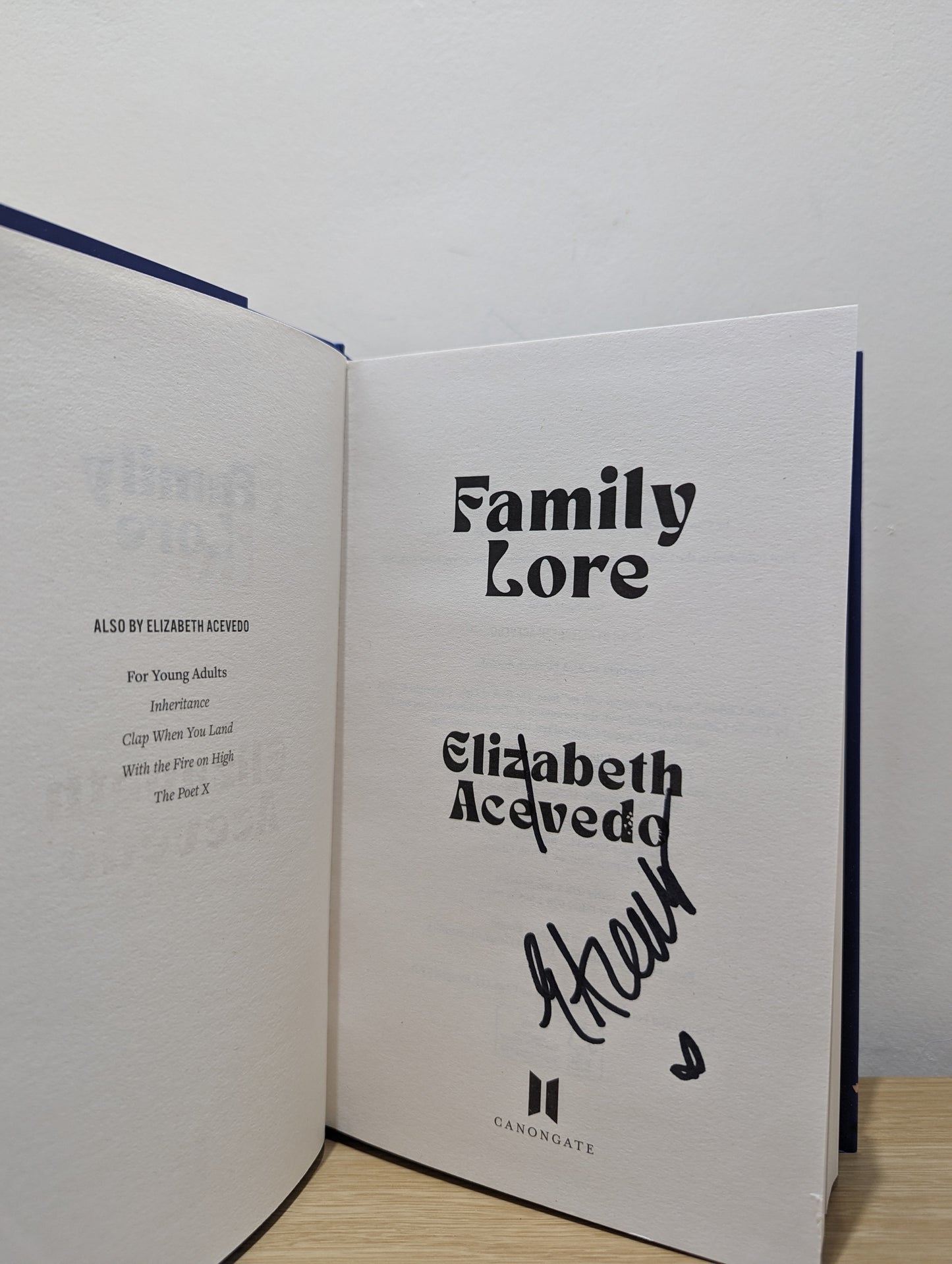 Family Lore (Signed First Edition)