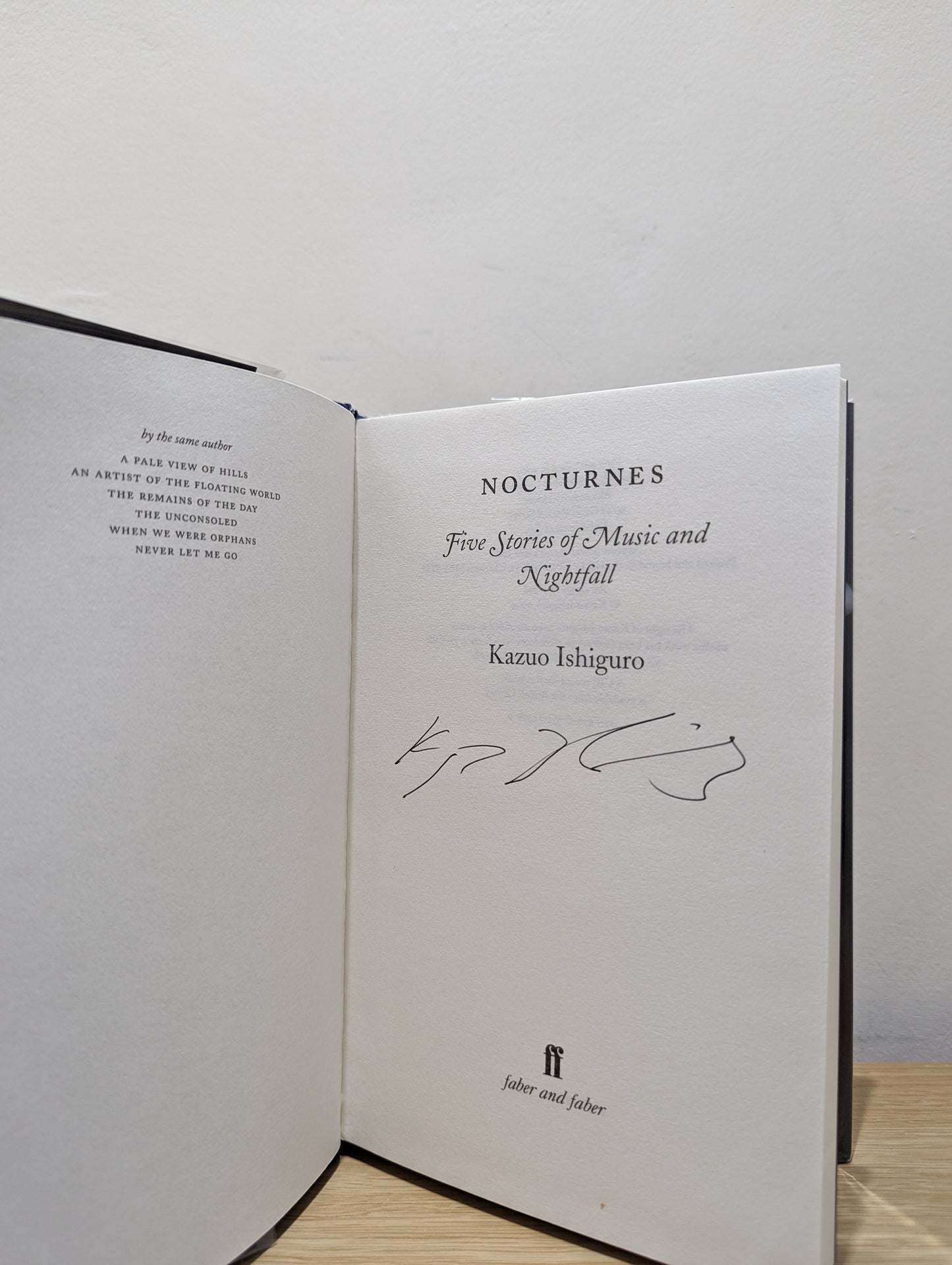 Nocturnes: Five Stories of Music and Nightfall (Signed First Edition)