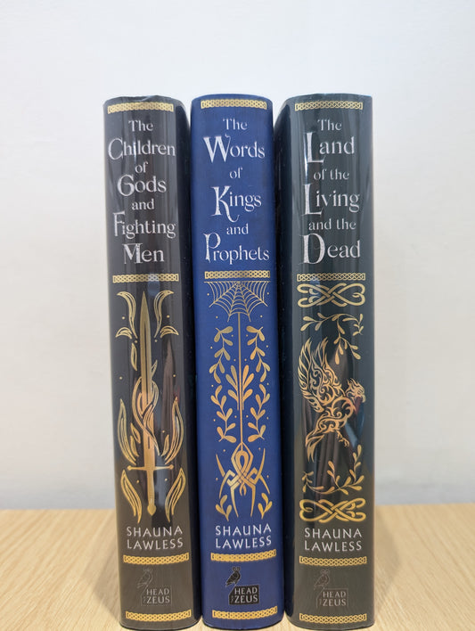 Gael Song 1-3: The Children of Gods and Fighting Men; Words of Kings and Prophets; The Land of the Living and the Dead (Signed First Edition Set)