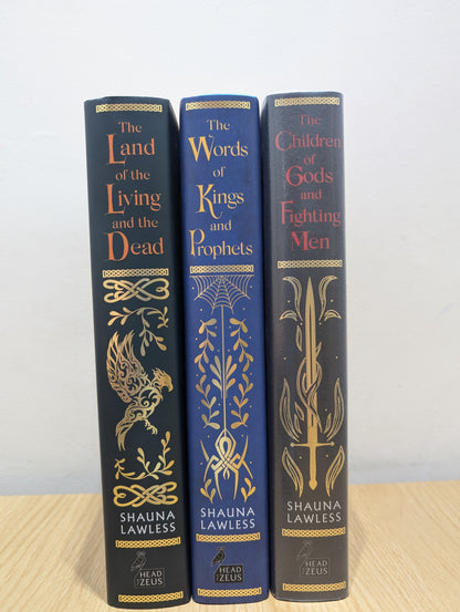 Gael Song 1-3: The Children of Gods and Fighting Men; Words of Kings and Prophets; The Land of the Living and the Dead (Signed Numbered First Edition with sprayed edges)