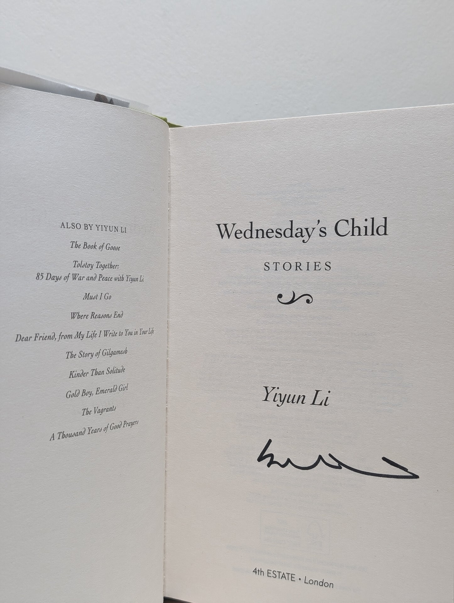 Wednesday's Child (First Edition)