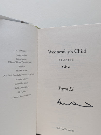 Wednesday's Child (First Edition)