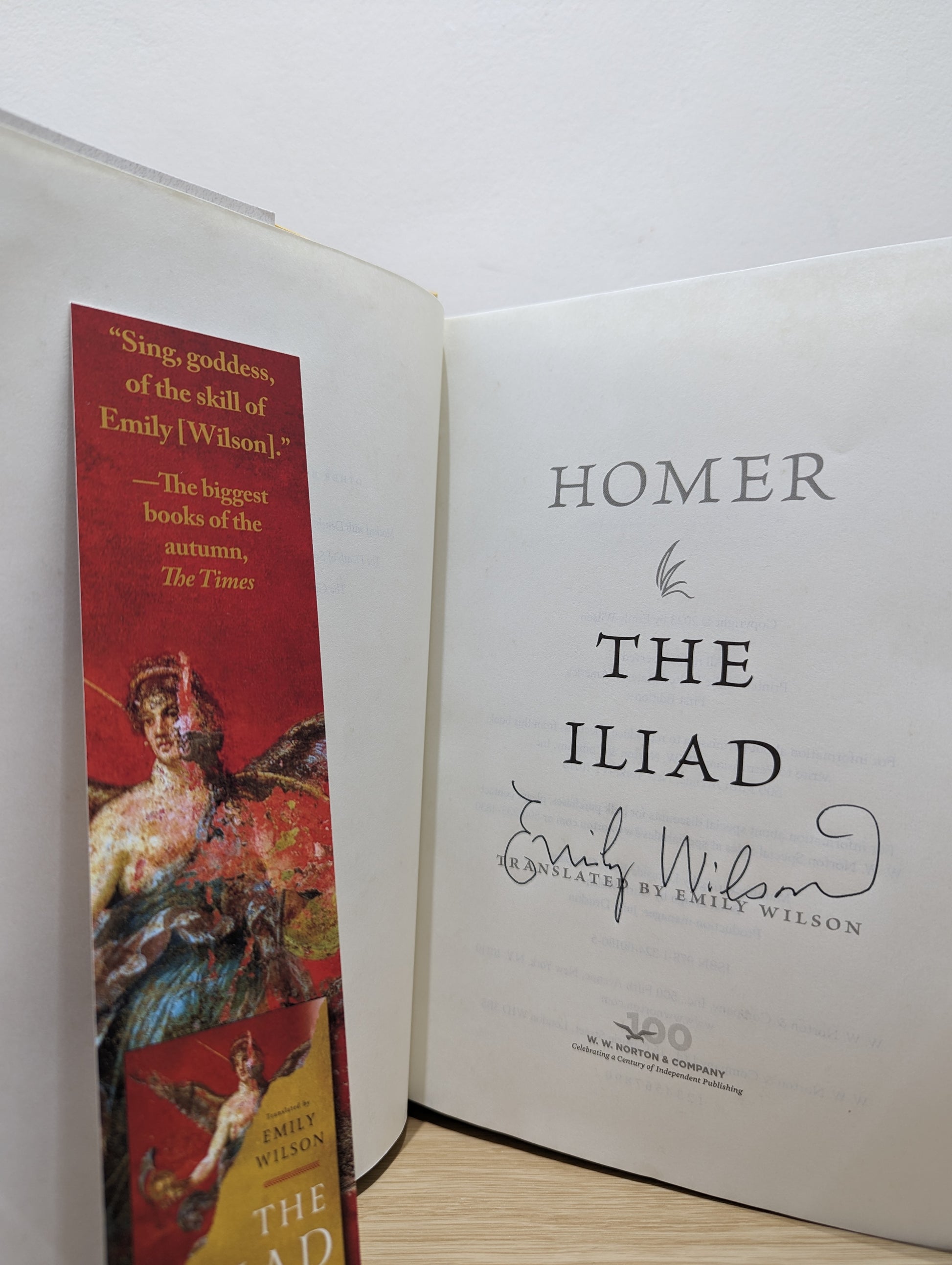 The Iliad (Signed First Edition)