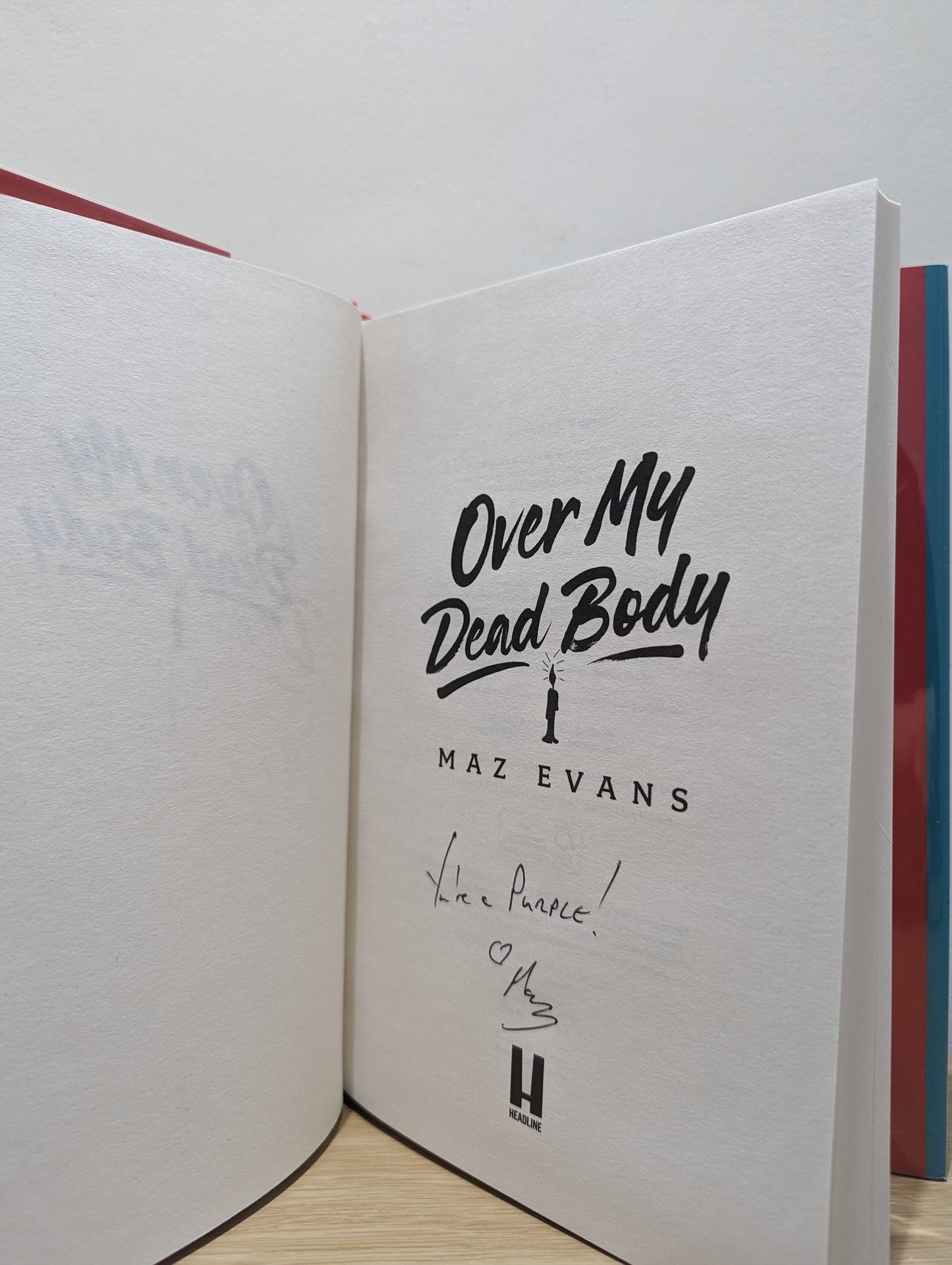 Over My Dead Body (Signed First Edition)