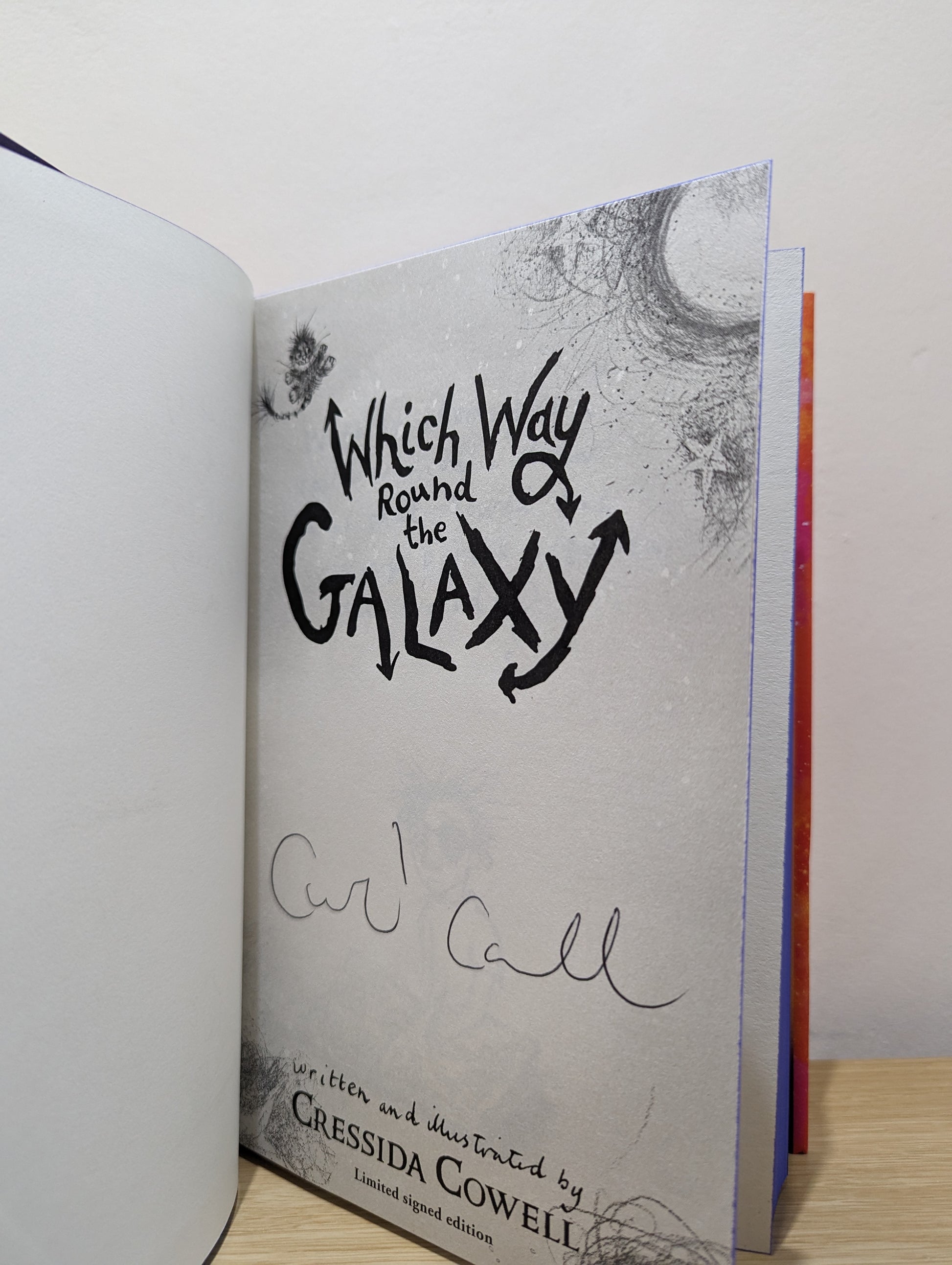 Which Way Round the Galaxy: From the No.1 bestselling author of HOW TO TRAIN YOUR DRAGON (Signed First Edition with sprayed edges)