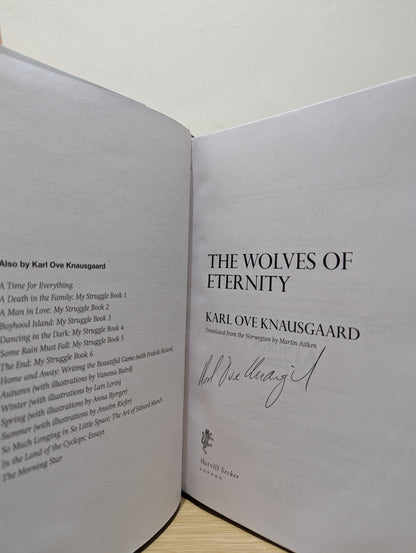 The Wolves of Eternity (Signed First Edition)