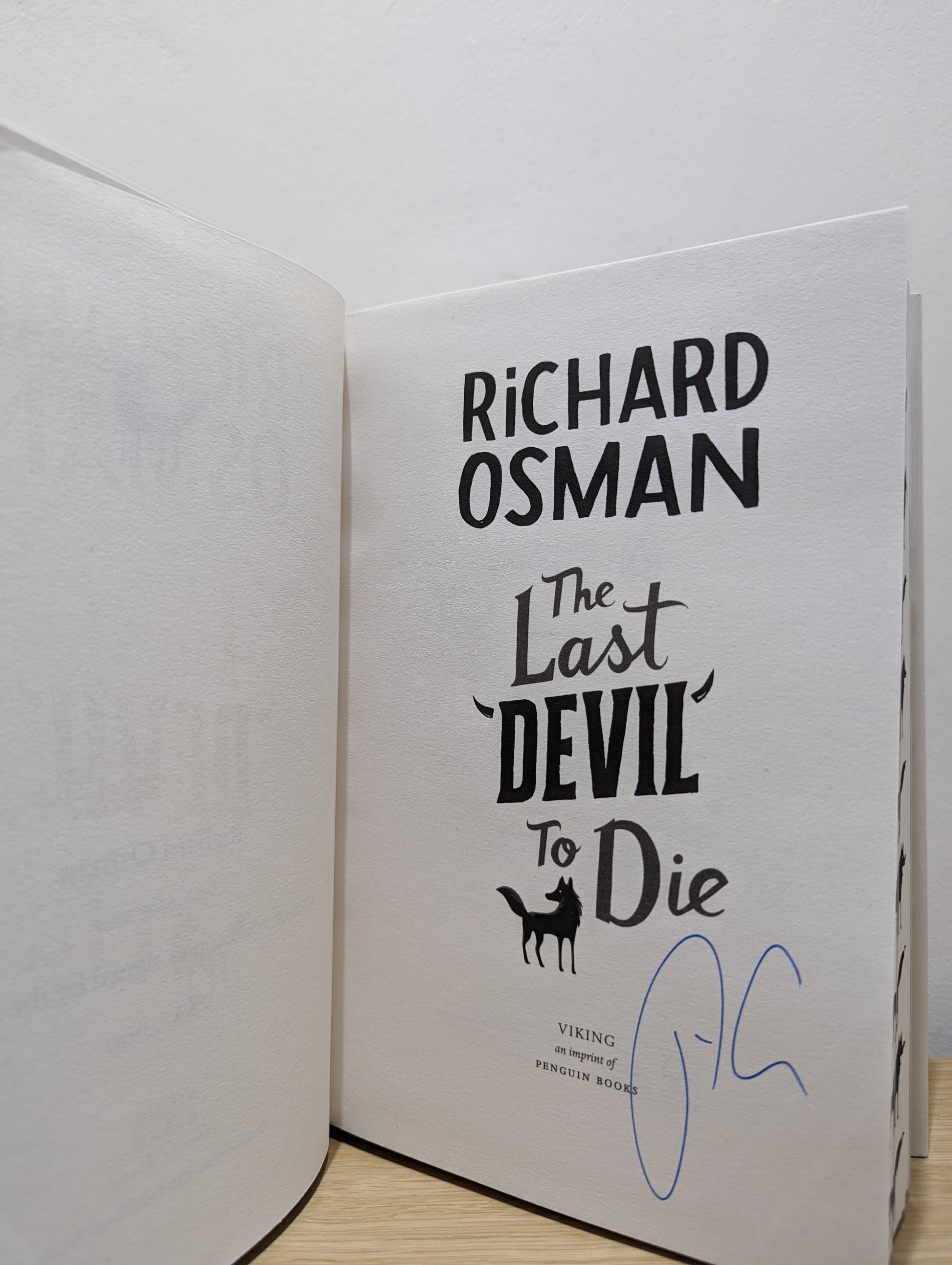 The Last Devil To Die (Signed Numbered First Edition with sprayed edges)