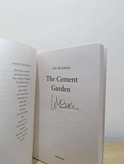 The Cement Garden (Signed to Title Page)