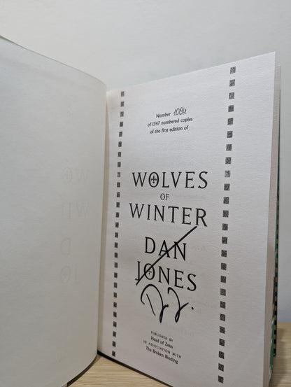 Essex Dogs; Wolves of Winter (Signed Numbered First Edition with sprayed edges)