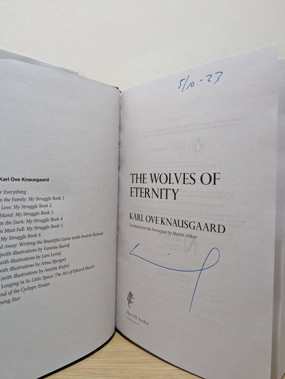 The Wolves of Eternity (Signed Dated First Edition)