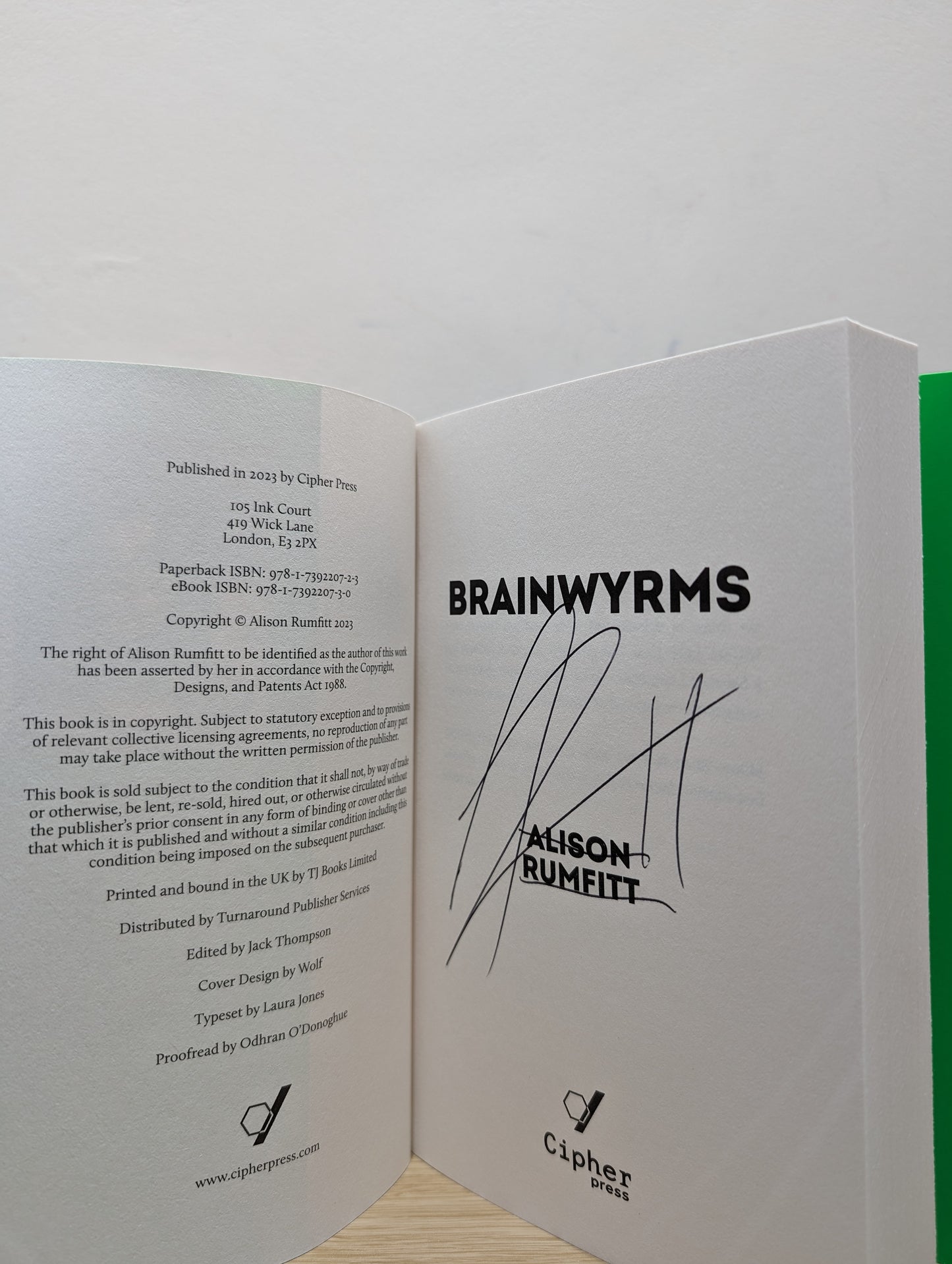 Brainwyrms (Signed First Edition)