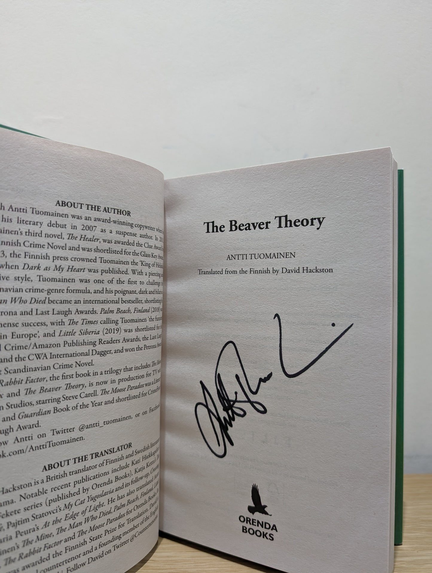 The Beaver Theory (Signed First Edition)