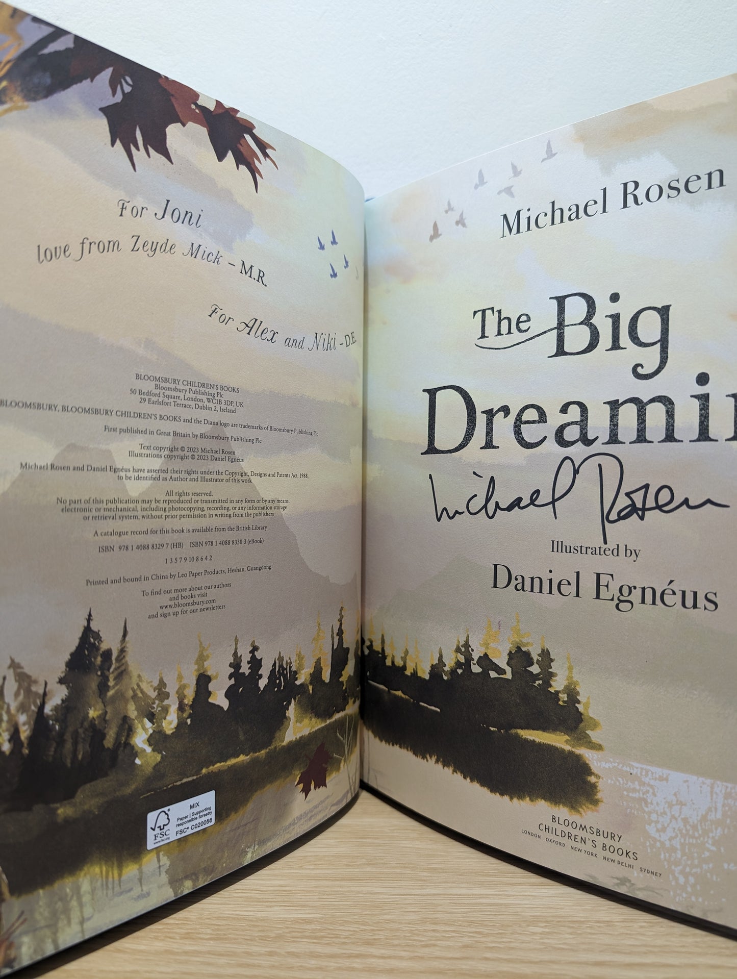 The Big Dreaming (Signed First Edition)