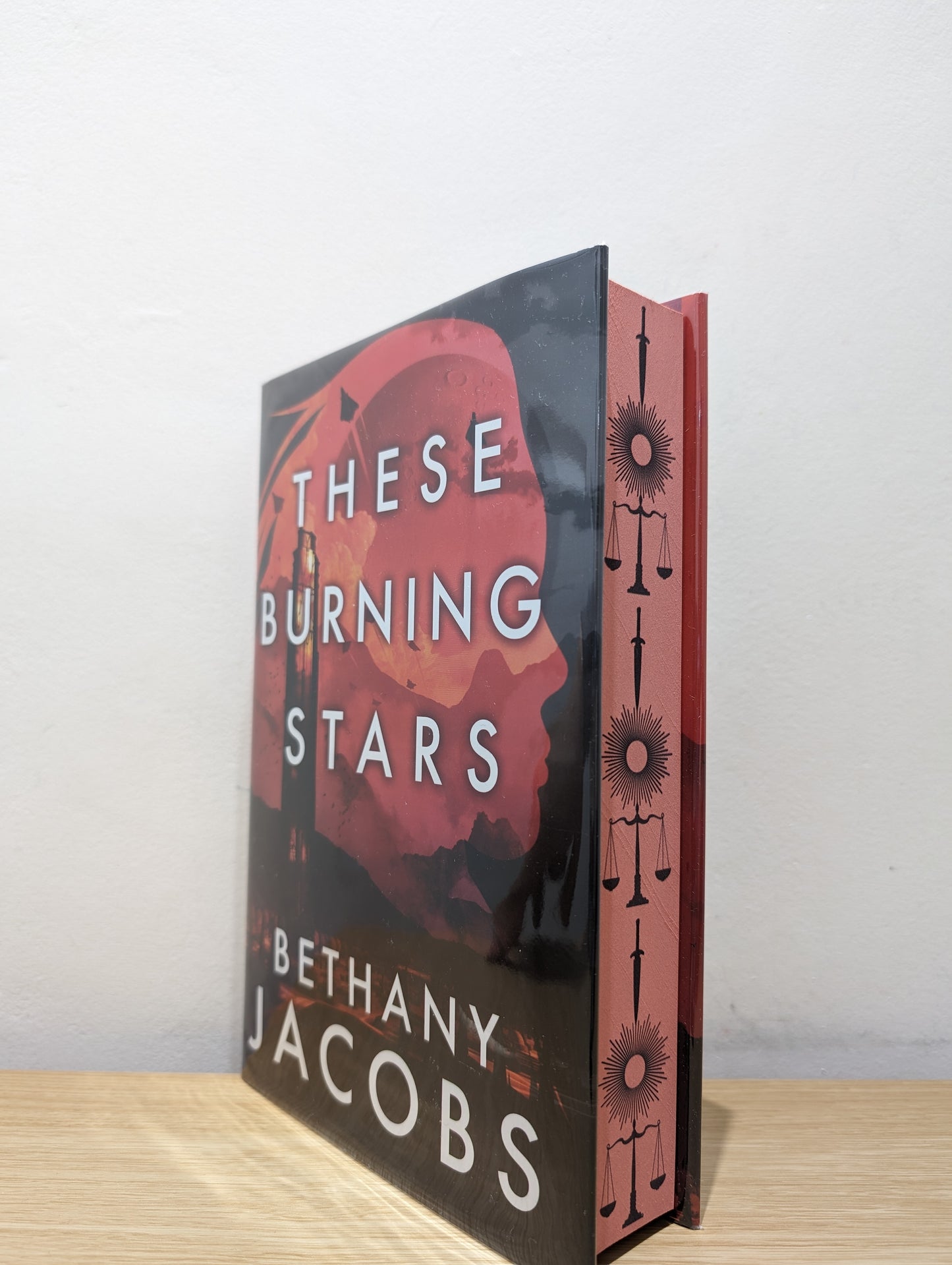 These Burning Stars (Signed Numbered First Edition with sprayed edges)