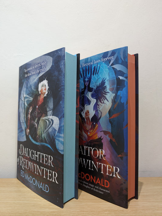 Daughter of Redwinter; Traitor of Redwinter: The Redwinter Chronicles 1-2 (Signed Numbered Set with sprayed edges)