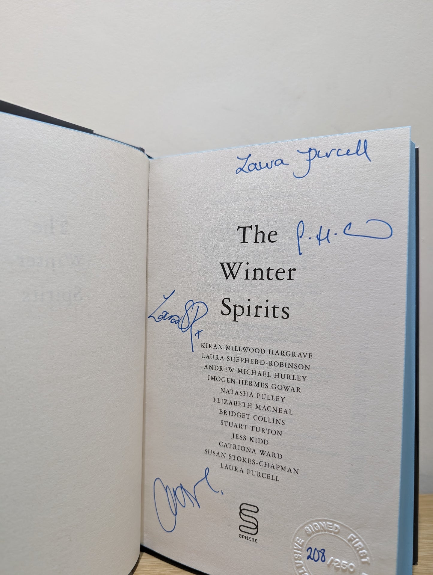 The Winter Spirits: Ghostly Tales for Frosty Nights (Signed First Edition with sprayed edges)