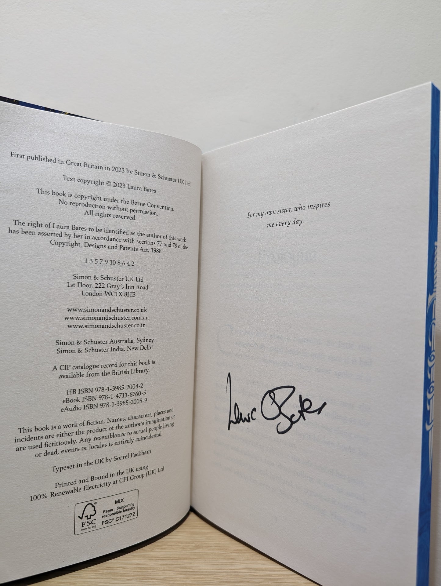 Sisters of Sword and Shadow (Signed First Edition with sprayed edges)