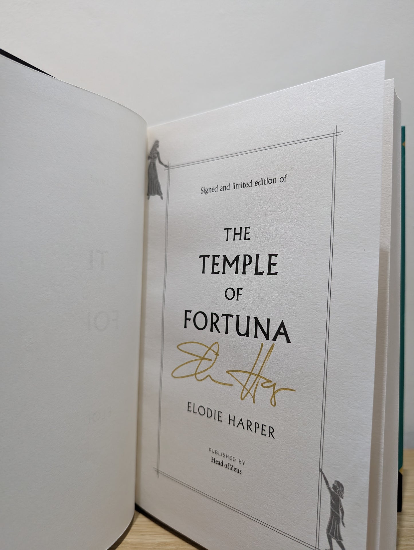 Wolf Den Trilogy: The Wolf Den; The House with the Golden Door; The Temple of Fortuna (Signed First Edition Set)