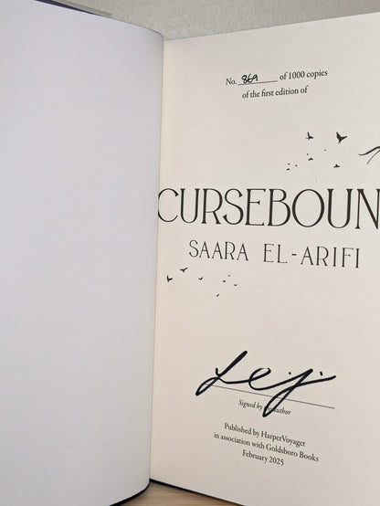 Faebound; Cursebound; Earthbound (Signed Numbered Set with sprayed edges)