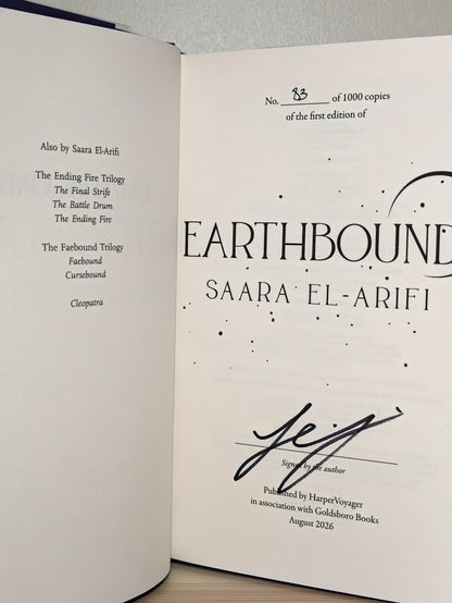 Faebound; Cursebound; Earthbound (Signed Numbered Set with sprayed edges)