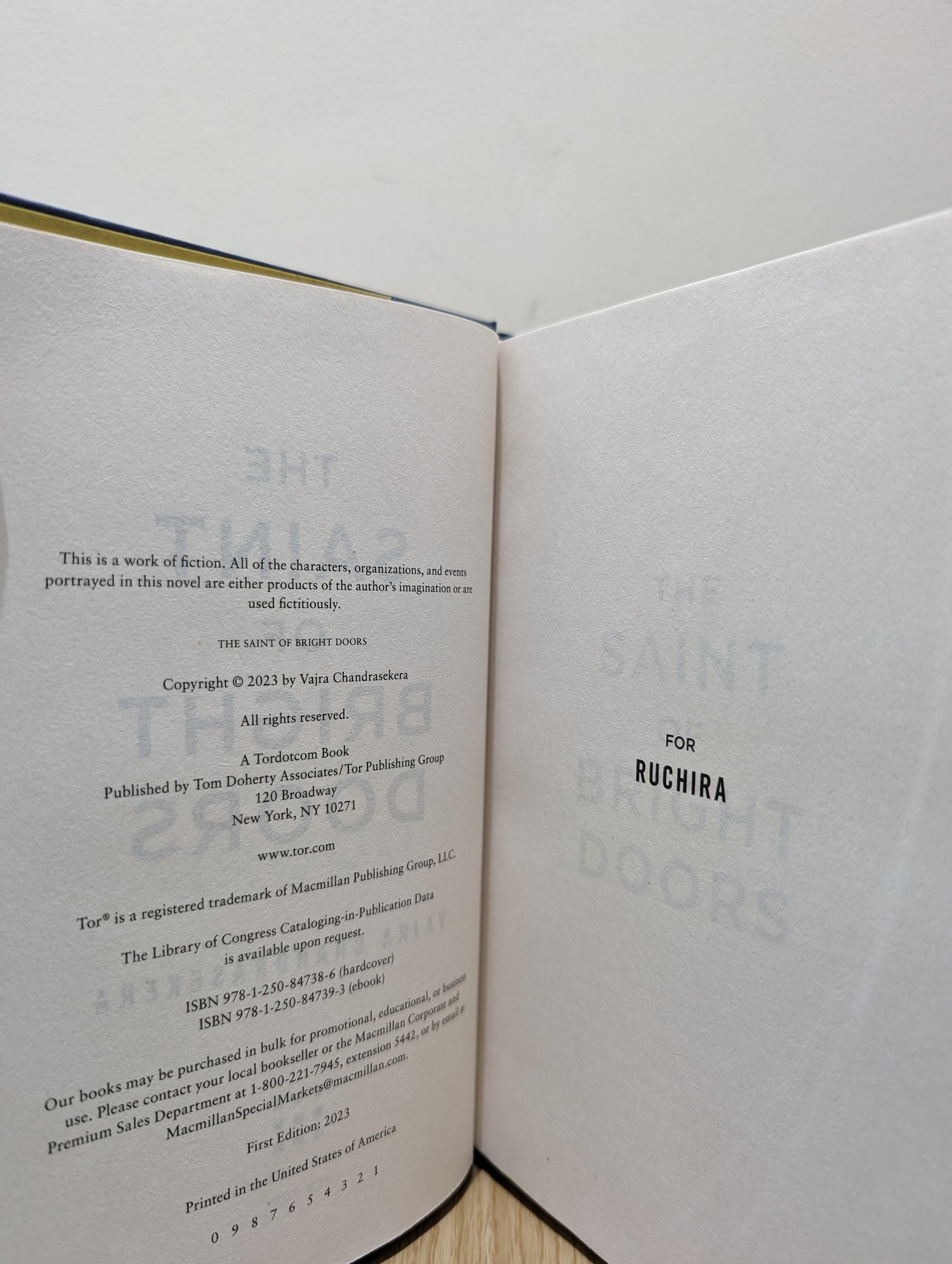 The Saint of Bright Doors (First Edition)