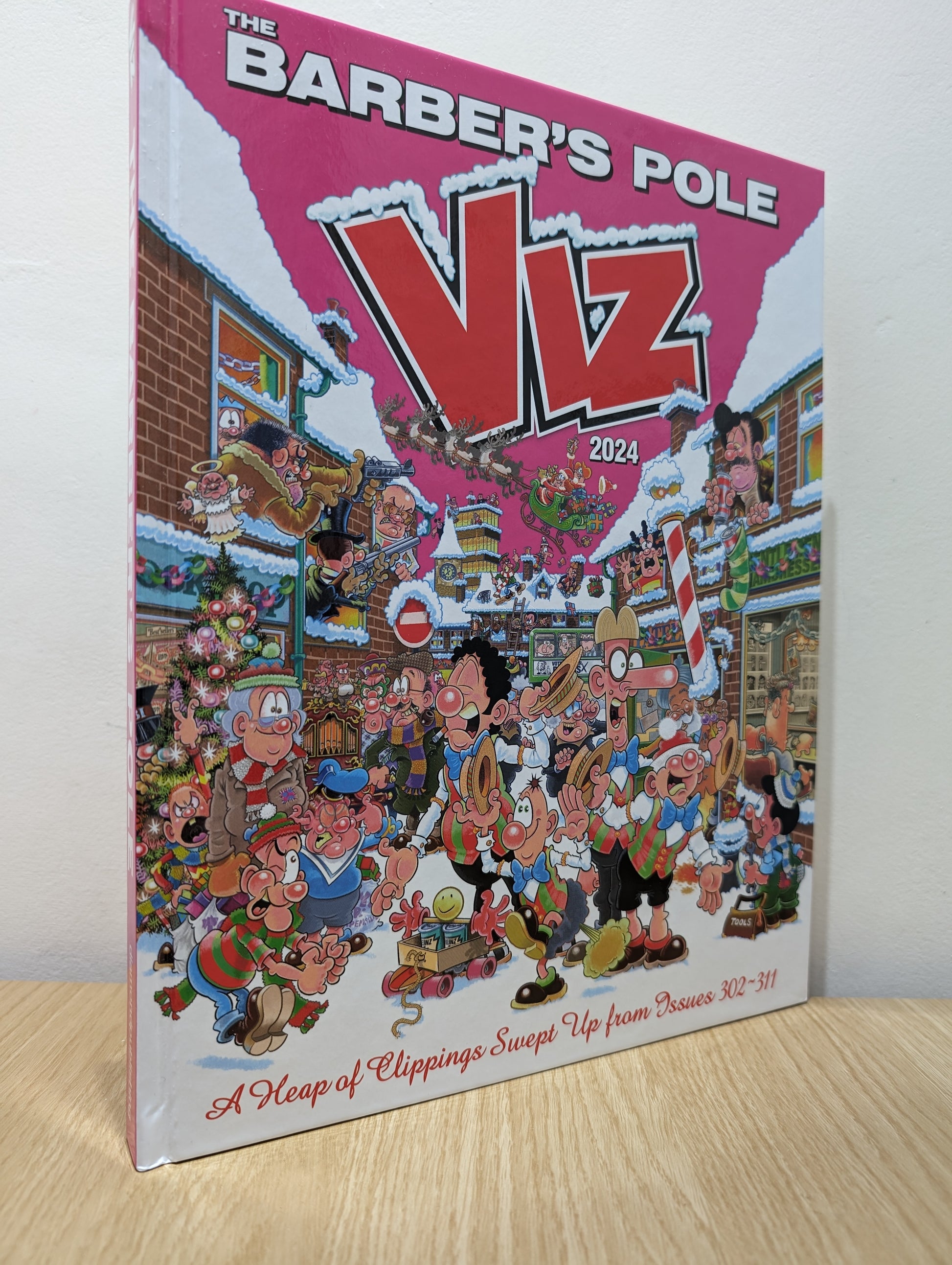 Viz Annual 2024: The Barber's Pole: A Heap of Clippings Swept Up from Issues 302-311 (Signed Doodled)