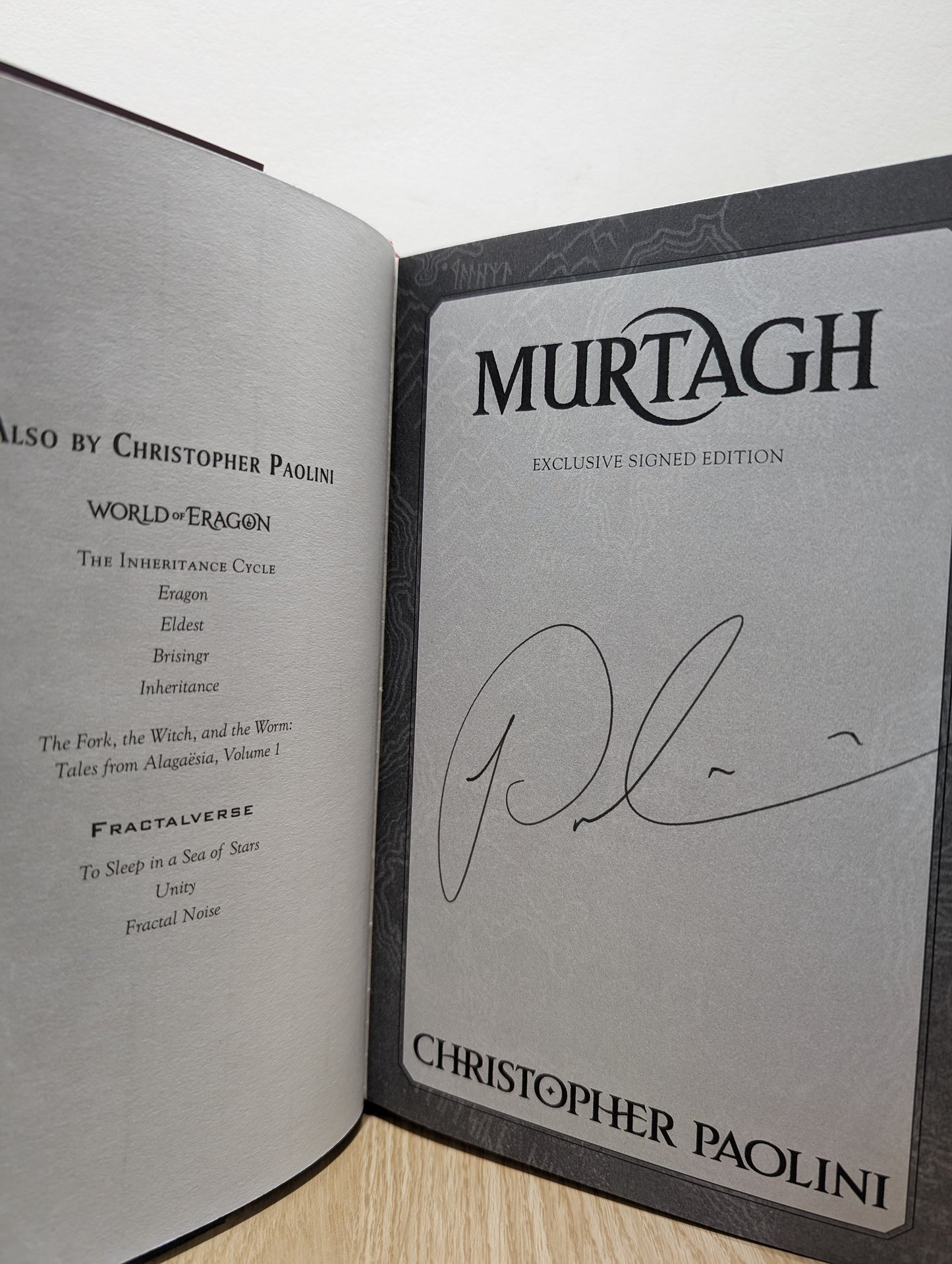 Murtagh: The World of Eragon (Signed First Edition)