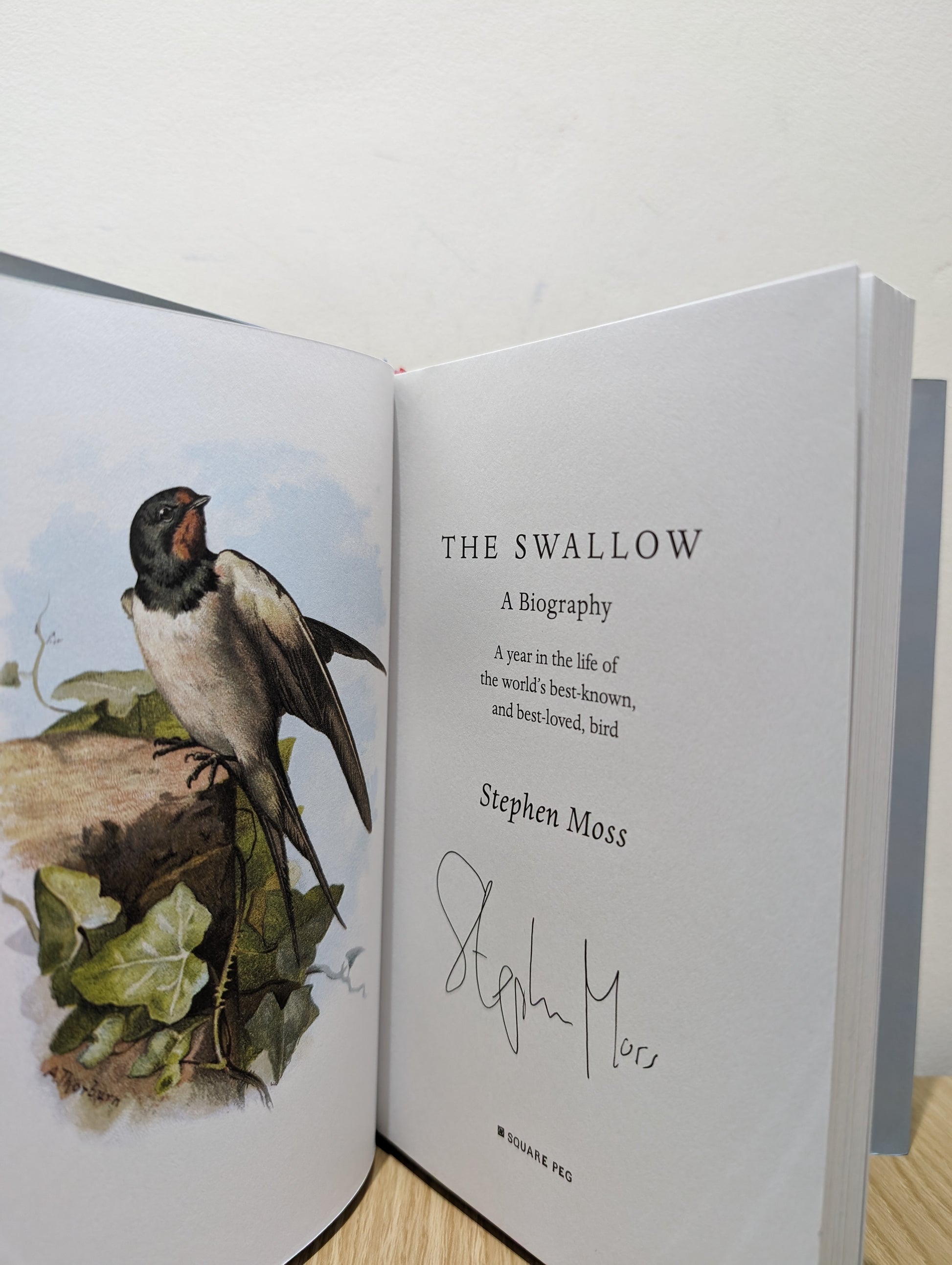 The Swallow: A Biography (The Bird Biography Series, 3) (Signed First Edition)