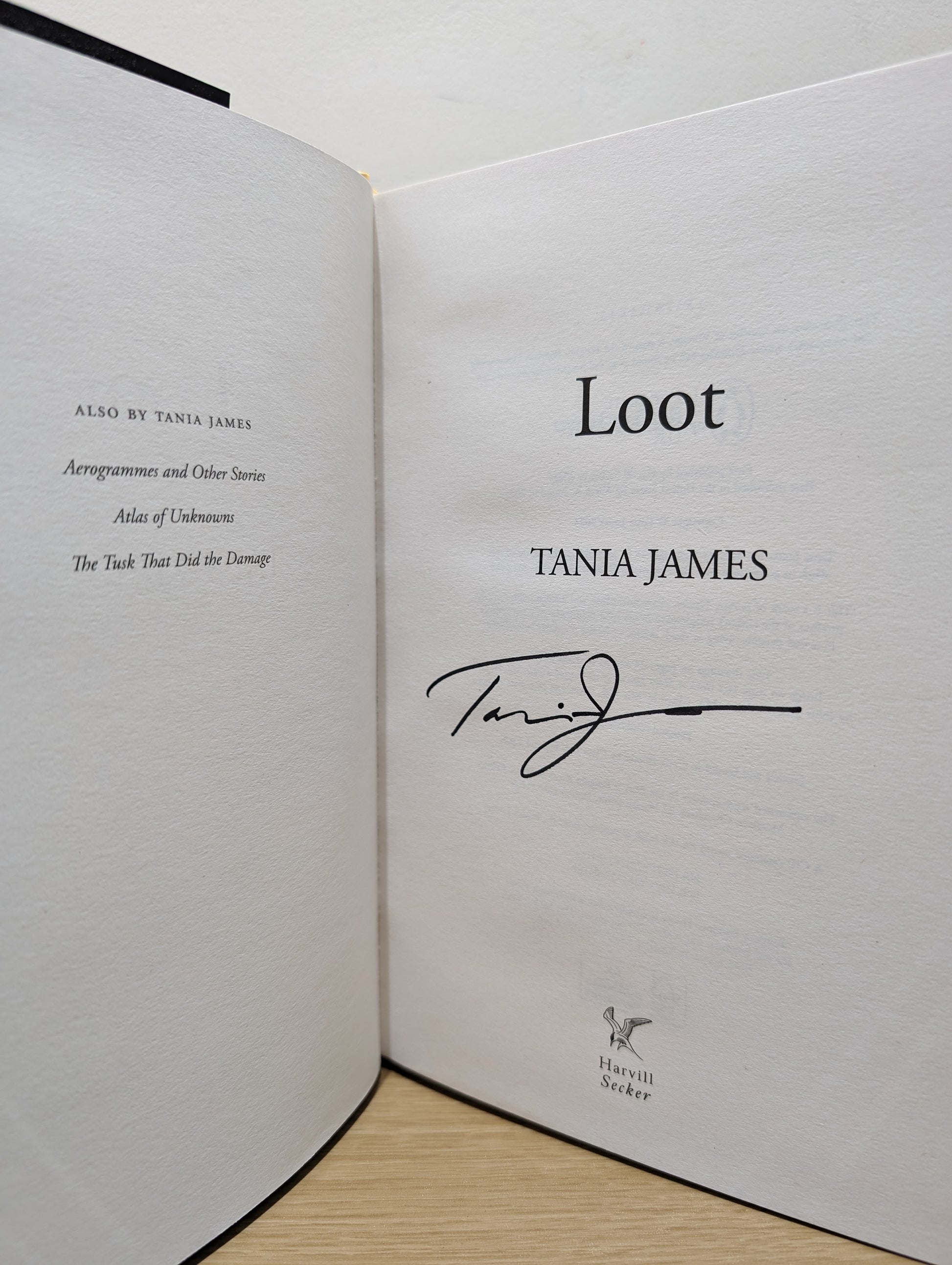 Loot (Signed First Edition)