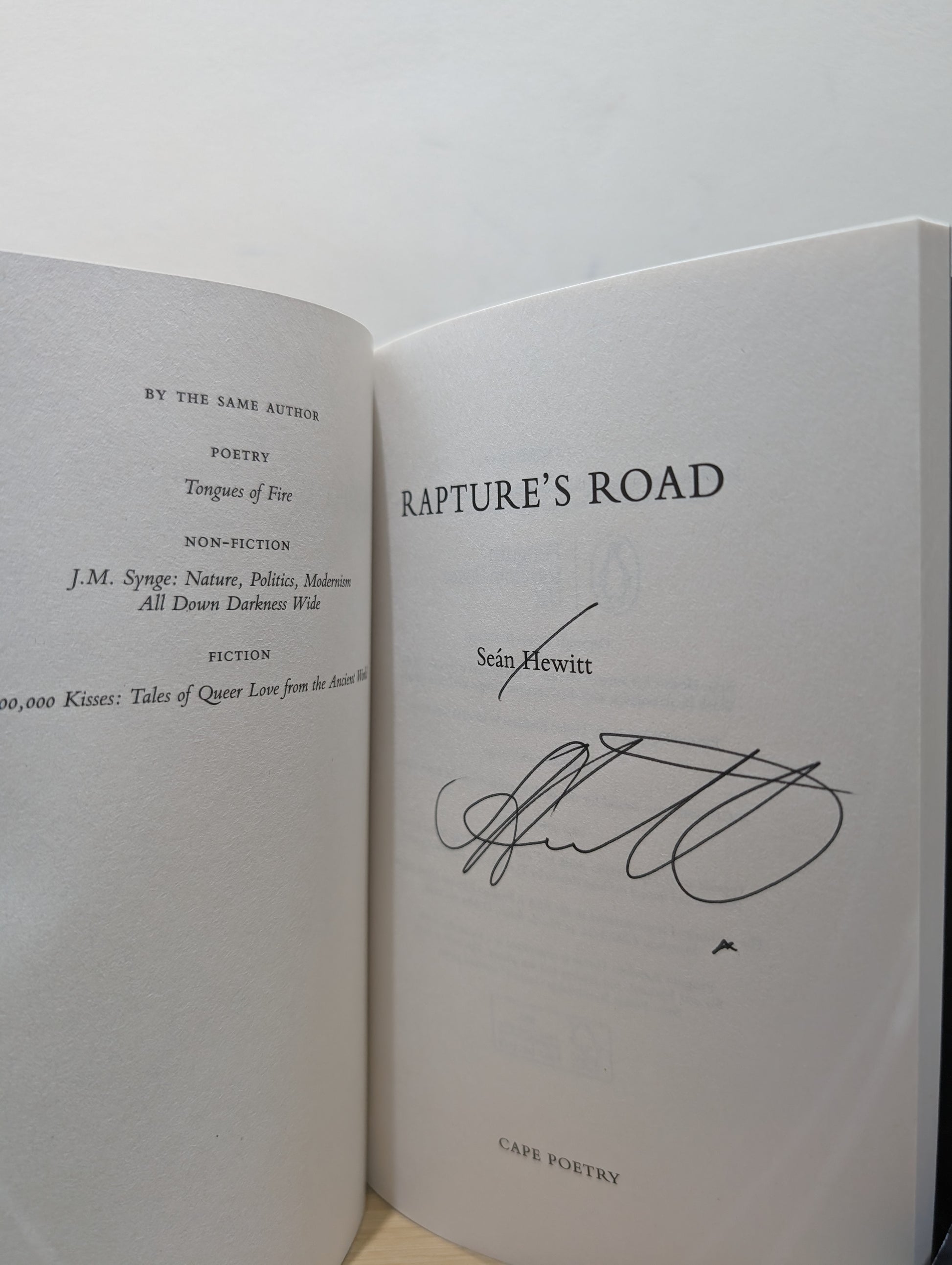 Rapture's Road: from the author of All Down Darkness Wide (Signed First Edition)