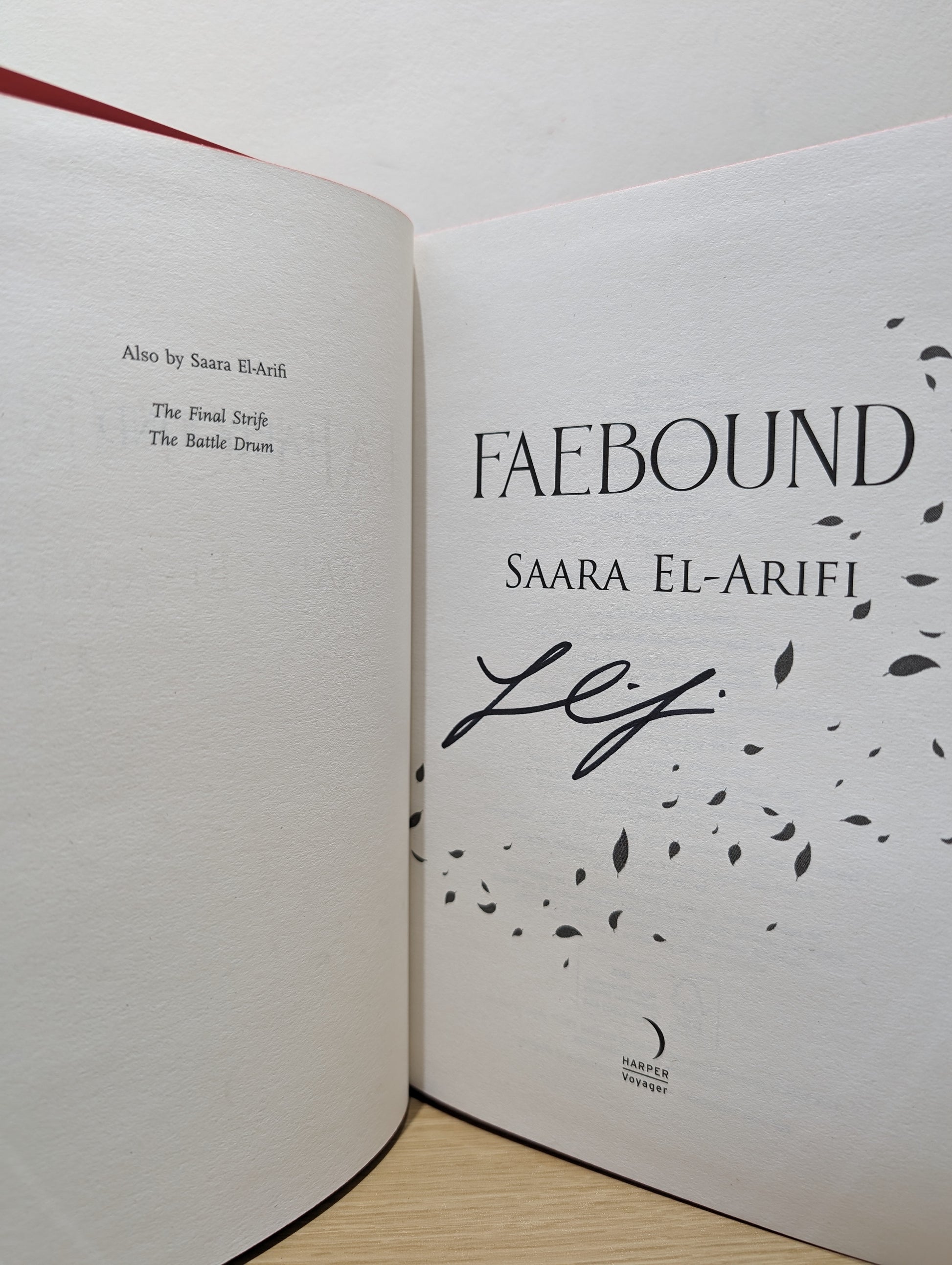 Faebound (Signed First Edition with sprayed edges)