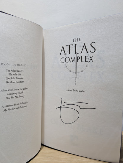 The Atlas Complex: The devastating conclusion to the dark academia phenomenon (Signed First Edition with sprayed edges)