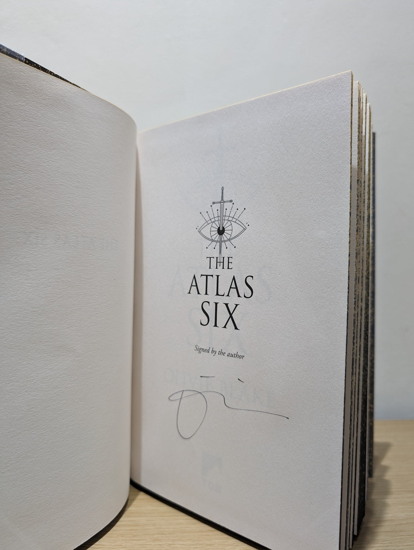 The Atlas Series 1-3: The Atlas Six; The Atlas Paradox; The Atlas Complex (Signed Set with sprayed edges)