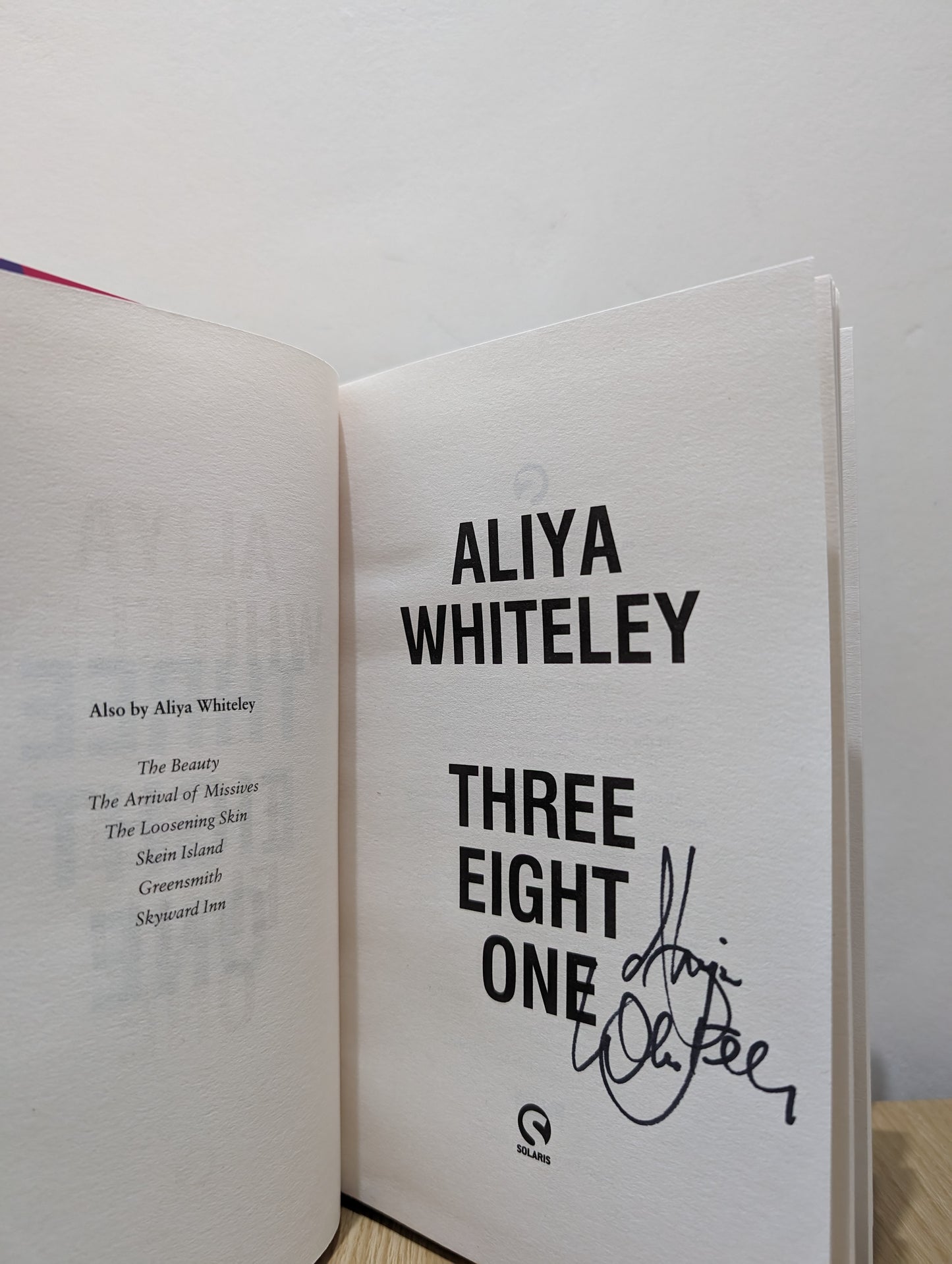 Three Eight One (Signed First Edition)