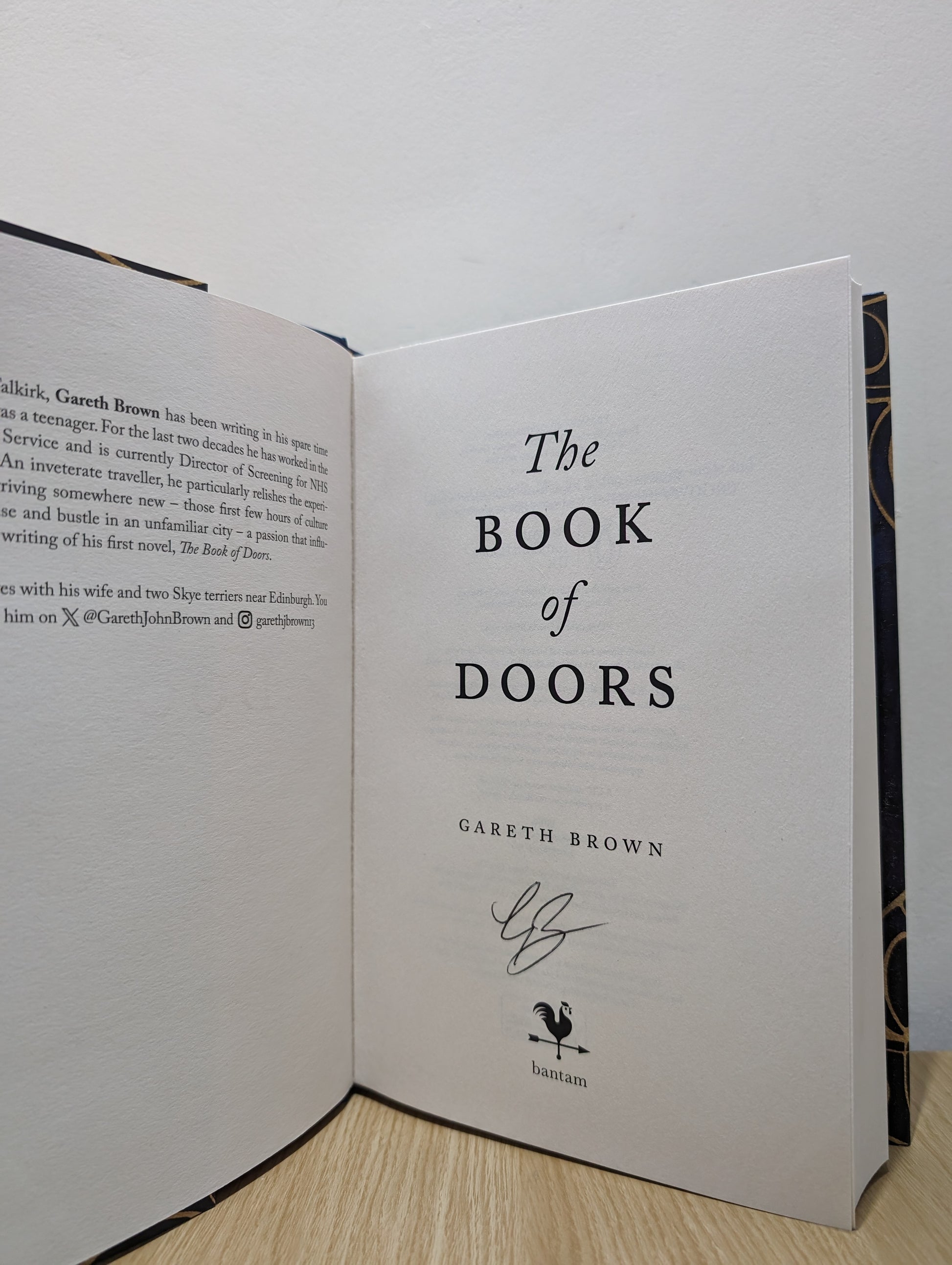 The Book of Doors (Signed First Edition)