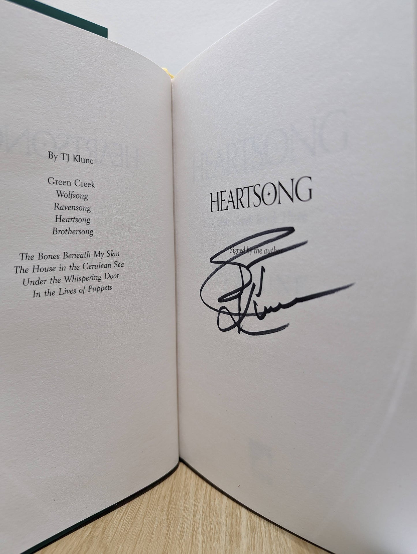 Heartsong: Green Creek 3 (Signed First Edition)