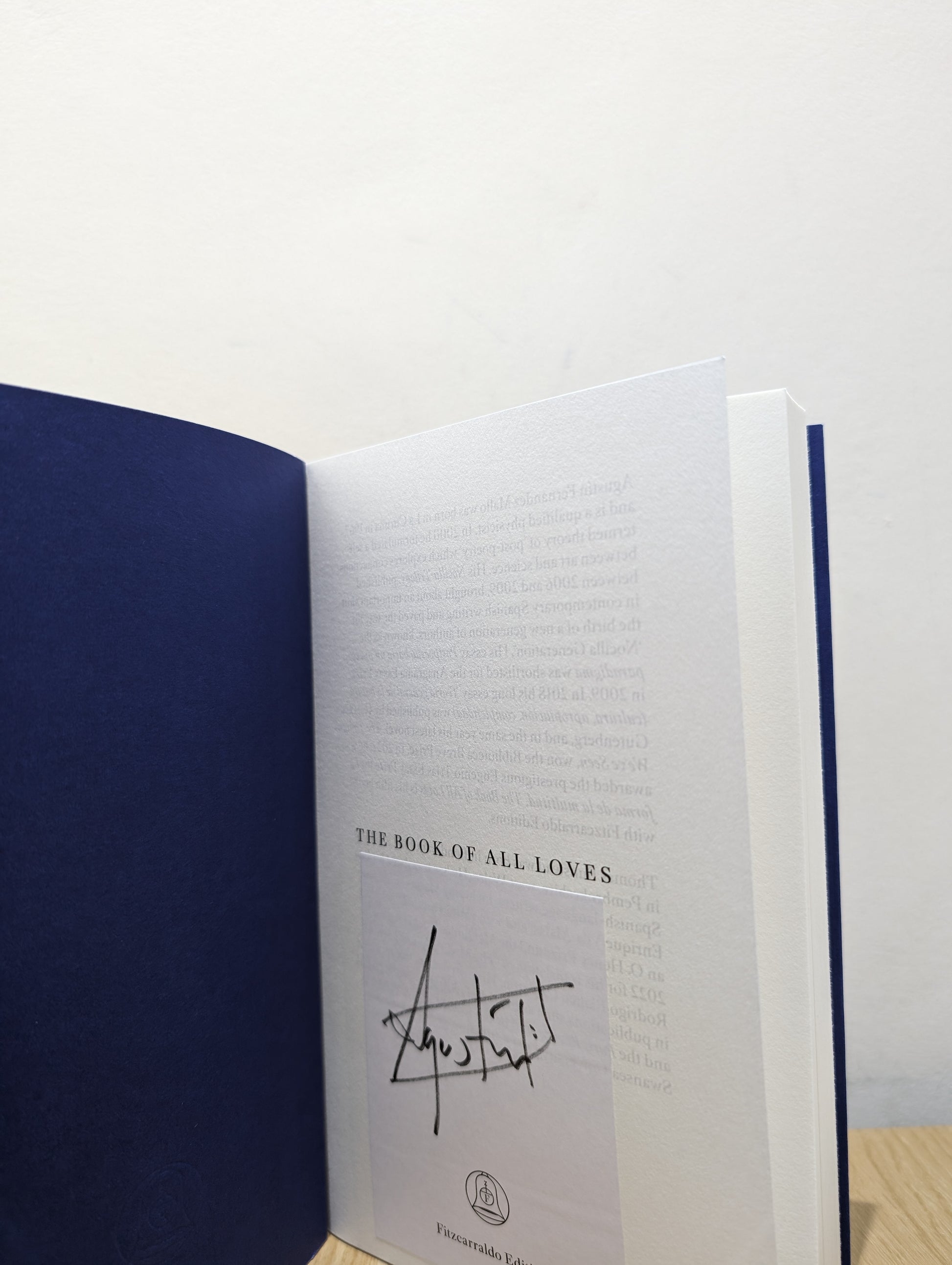 The Book of All Loves (Signed First Edition)